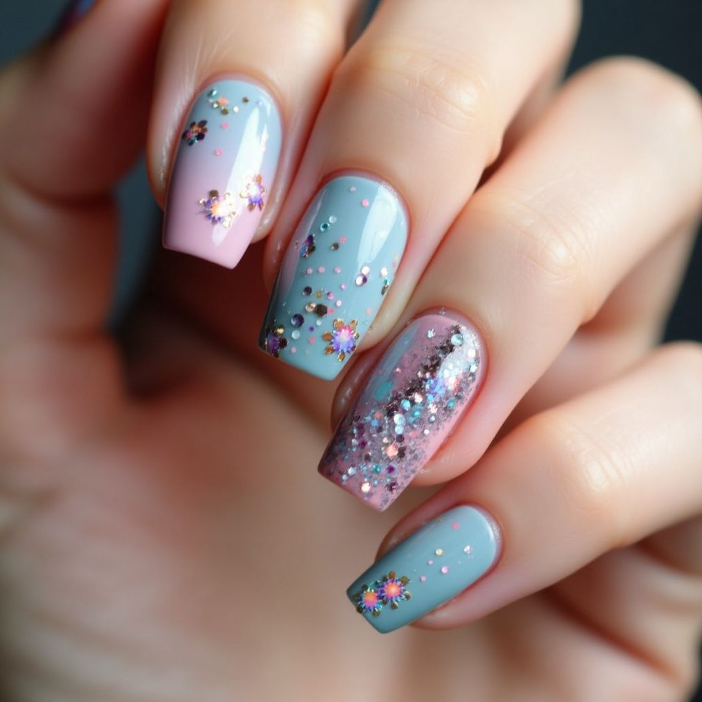 3d Nail Decor Dotting Nail Design