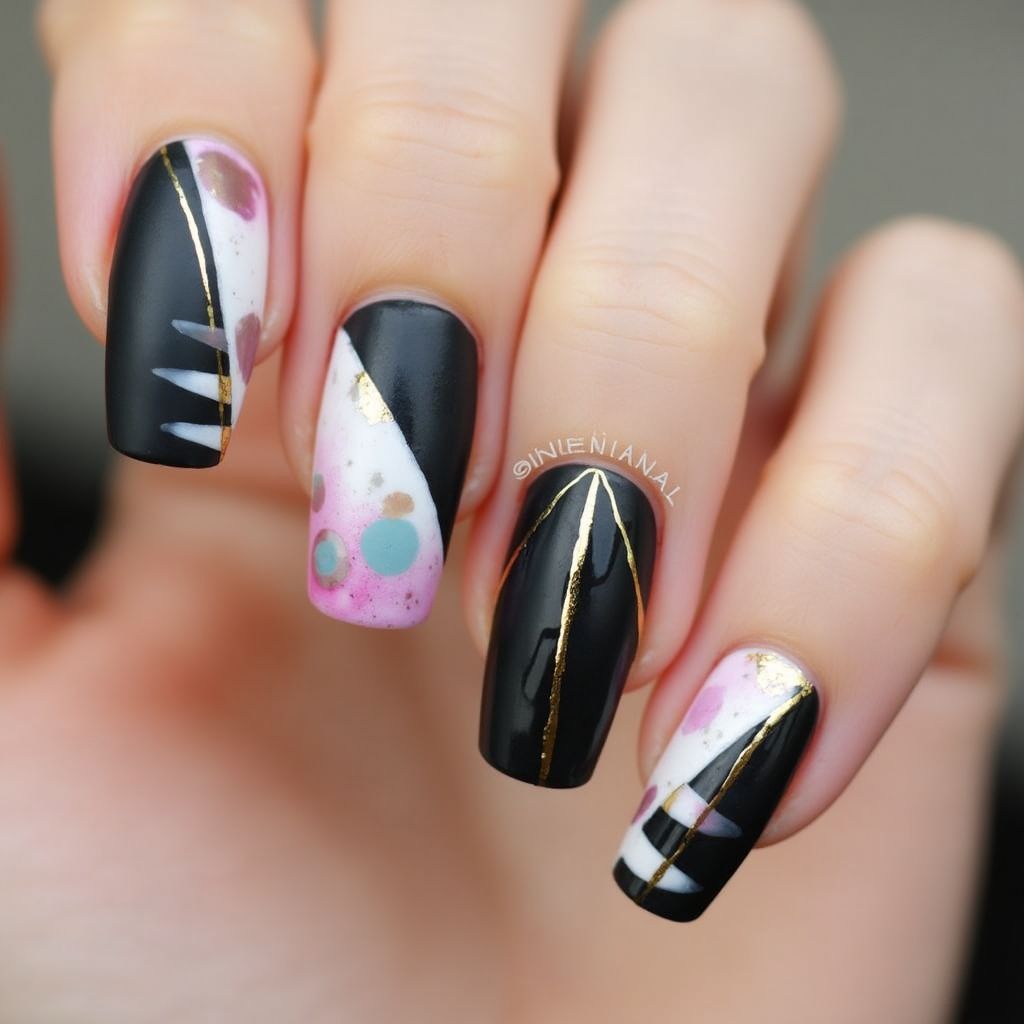 Skin Barriers Stripes And Lines Nail Design