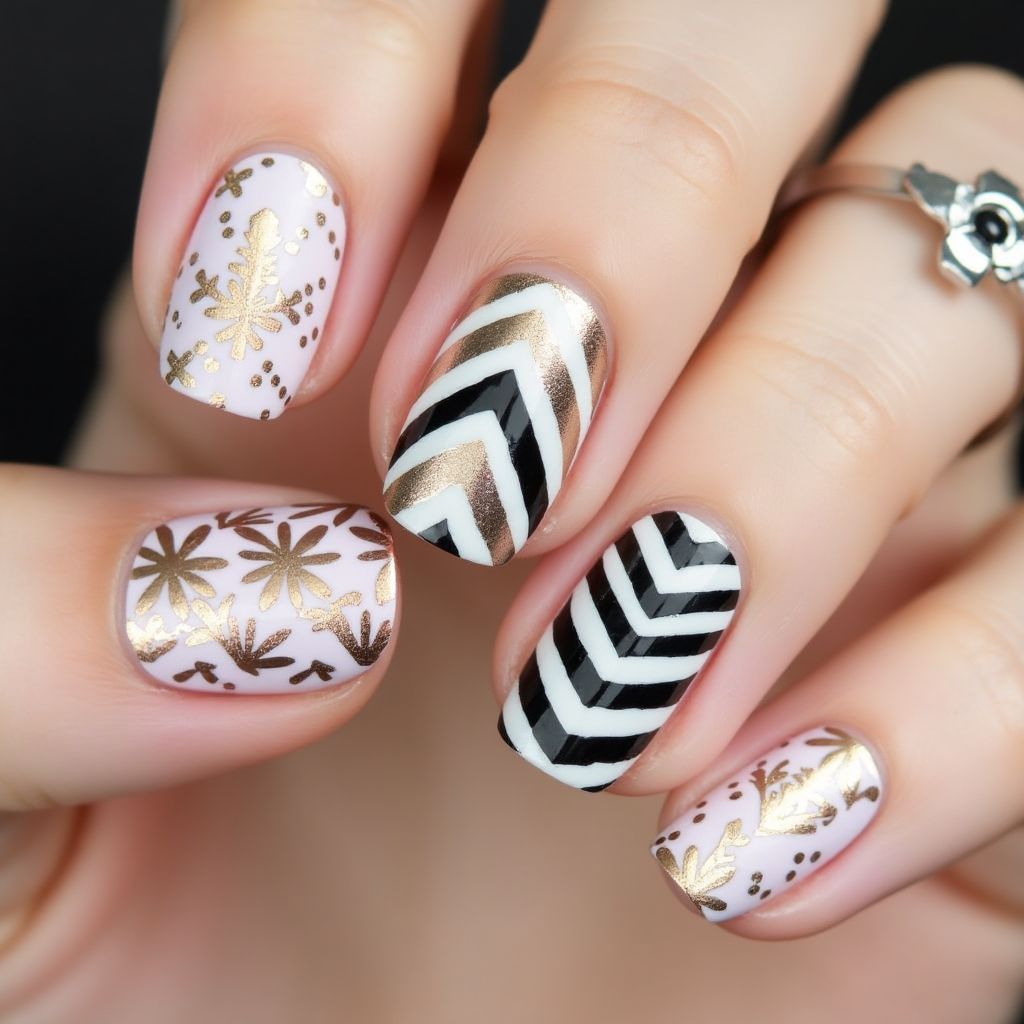 Nail Decals Stripes And Lines Nail Design