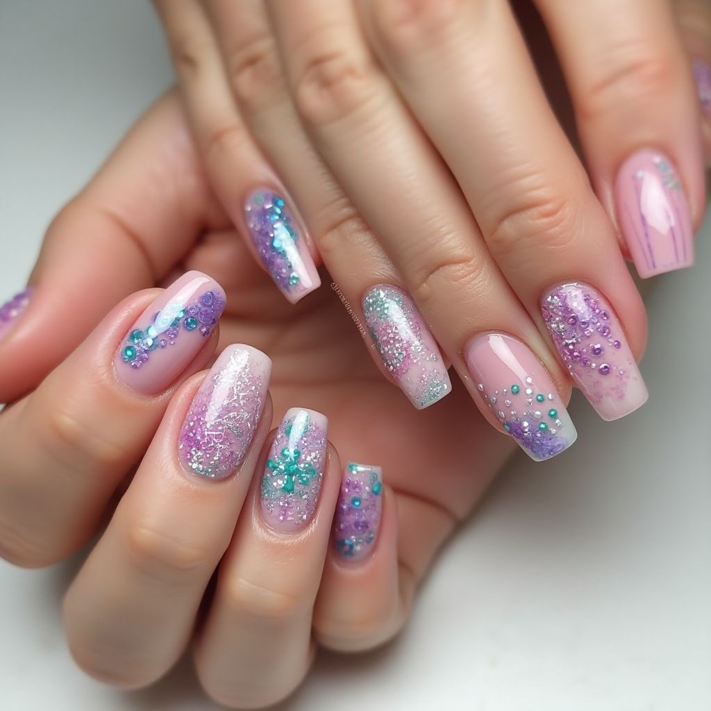 Nail Decals Dotting Nail Design