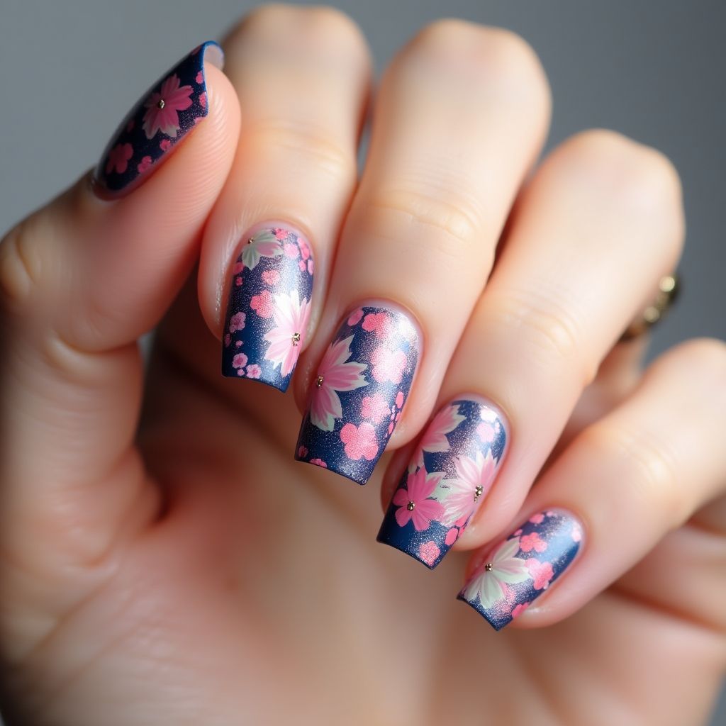 Nail Glue Freehand Art Nail Design