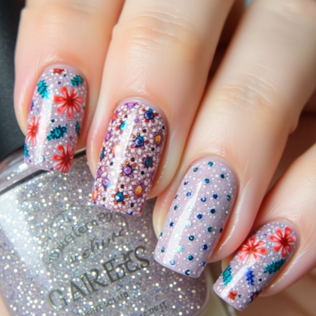 Nail Stickers Dotting Nail Design