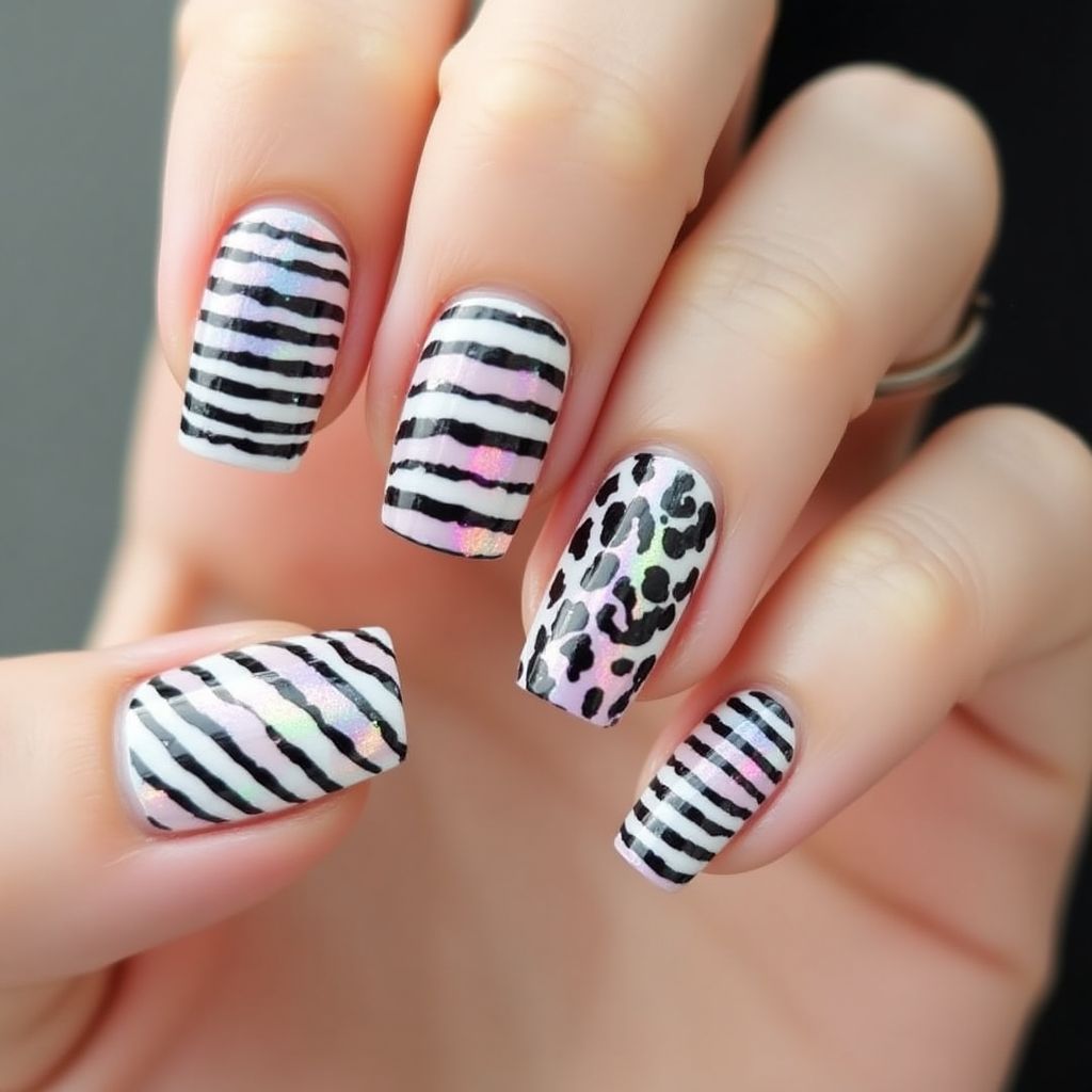 Nail Decals Stripes And Lines Nail Design