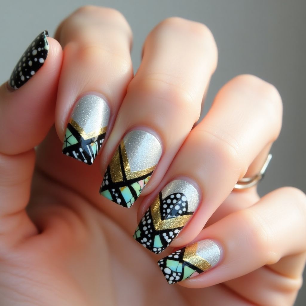 Nail Stickers Stripes And Lines Nail Design