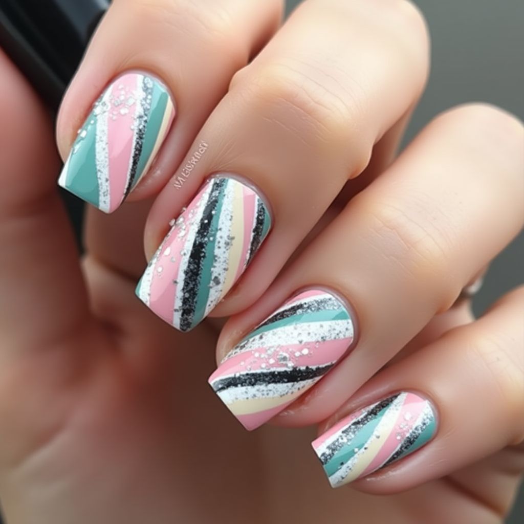 Nail Art Brushes Stripes And Lines Nail Design