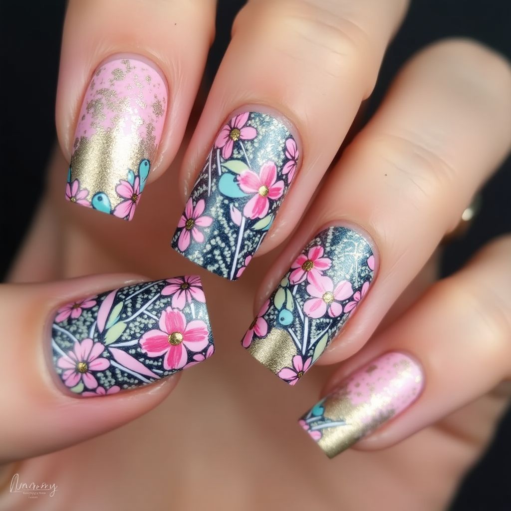 Wax Pencils Freehand Art Nail Design