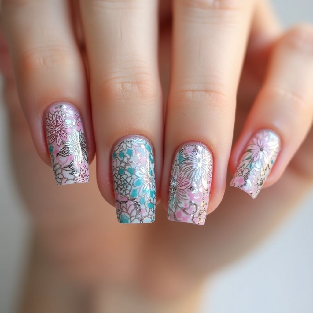 Nail stickers Freehand art Nail Design