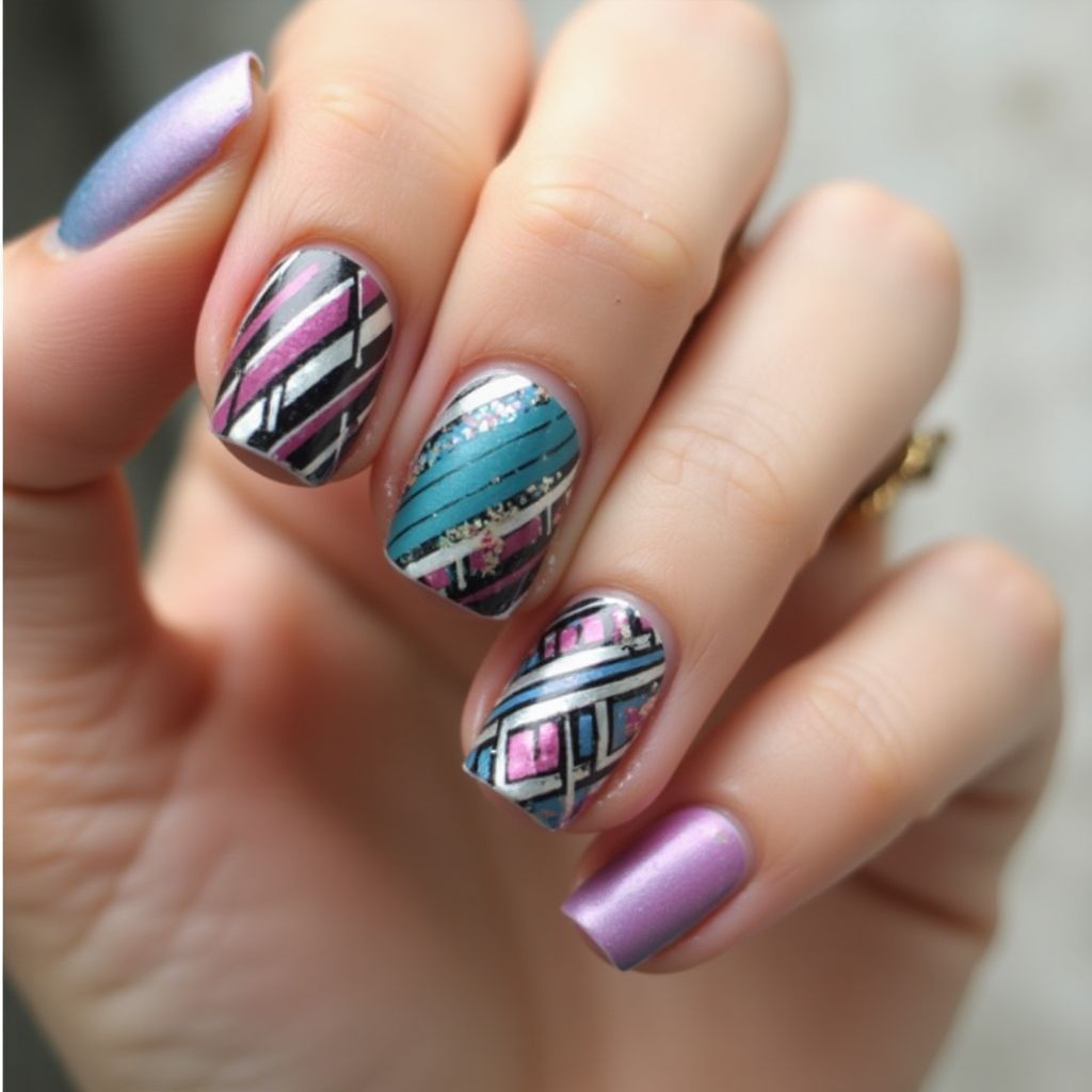Striping Tape Stripes And Lines Nail Design