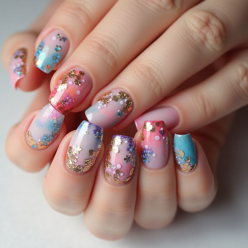Nail Art Brushes Dotting Nail Design