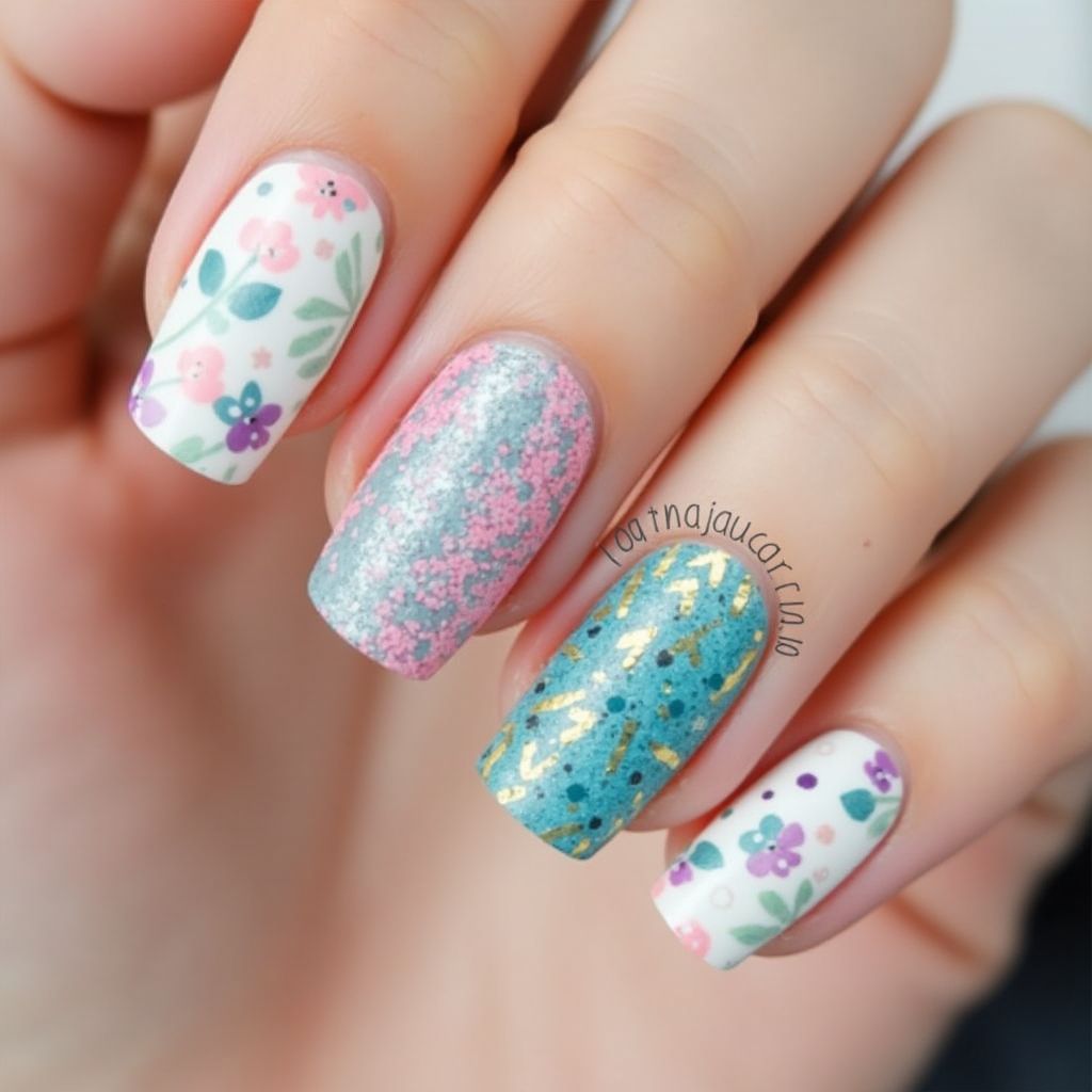 Nail Decals Dotting Nail Design