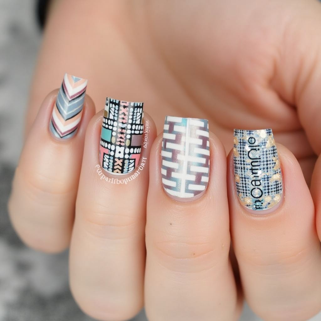 Nail Decals Stripes And Lines Nail Design
