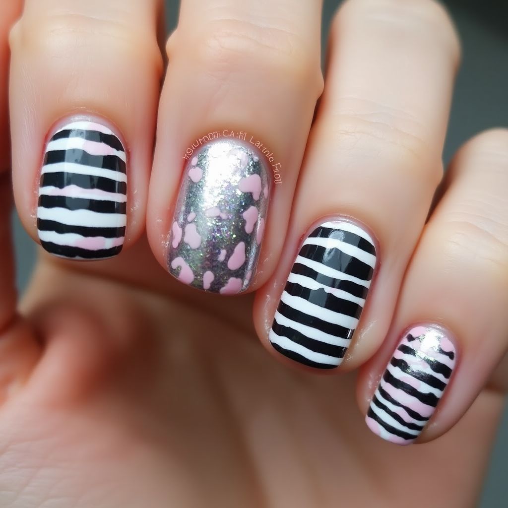 Nail Stickers Stripes And Lines Nail Design
