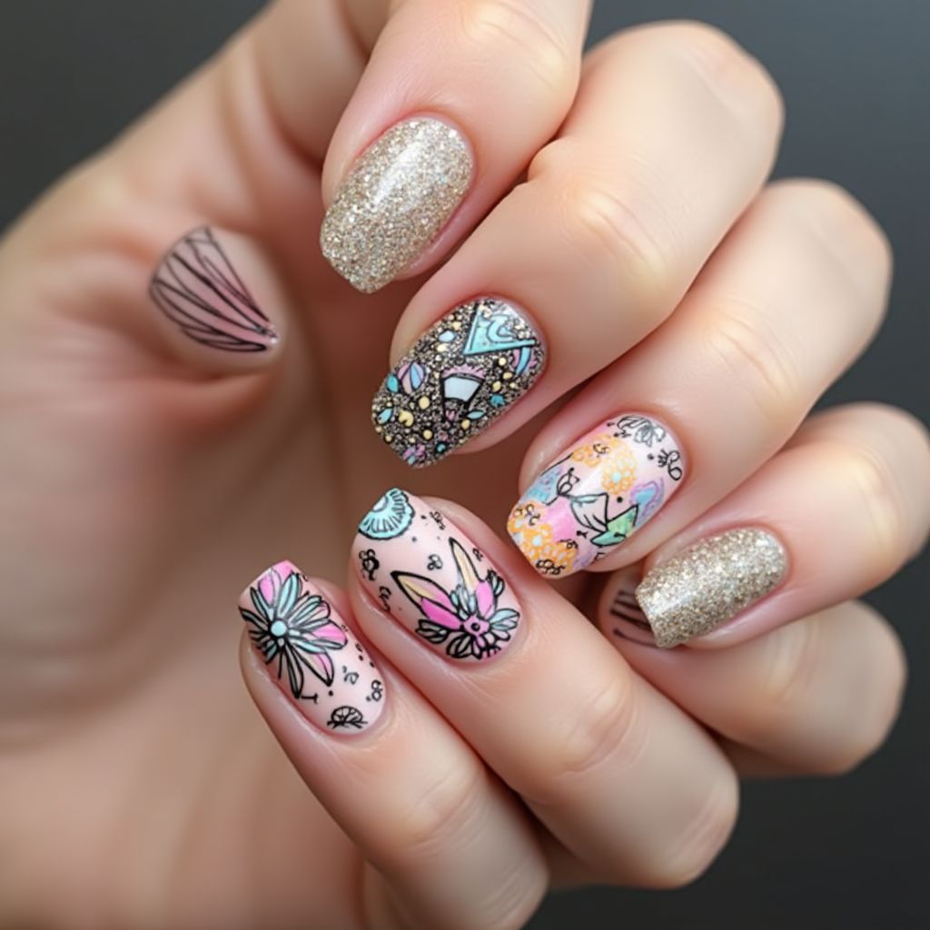 Dotting Tools Freehand Art Nail Design