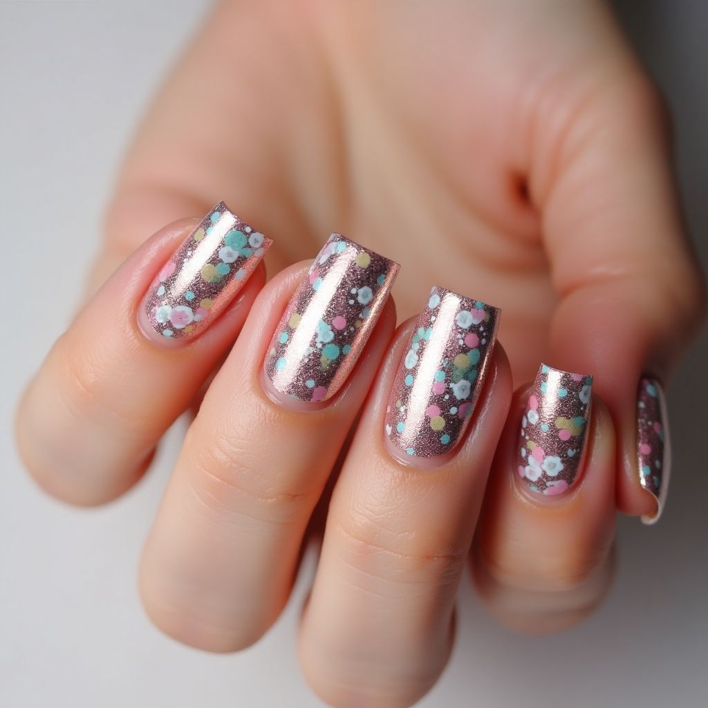 Nail Decals Dotting Nail Design