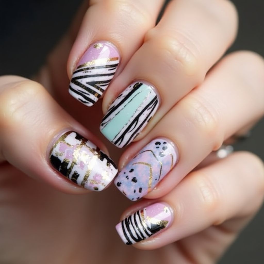 Striping Tape Stripes And Lines Nail Design