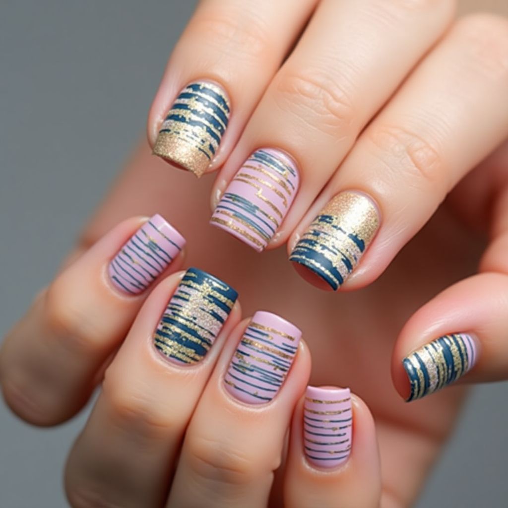 Nail Art Brushes Stripes And Lines Nail Design