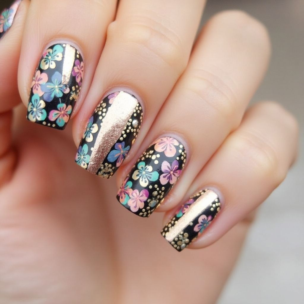 Nail Stickers Dotting Nail Design