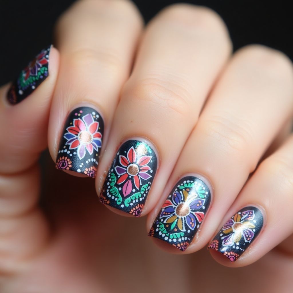 Nail Stickers Dotting Nail Design