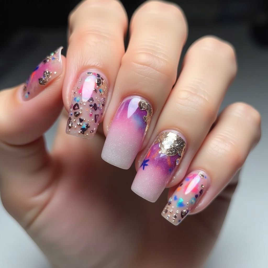 Dip Powder Nail Design