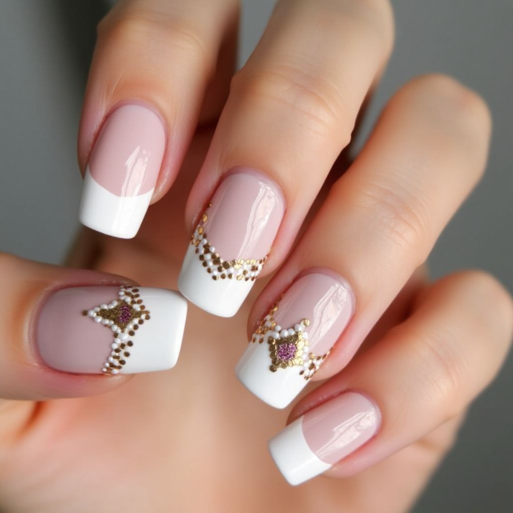 French Tip Nail Design