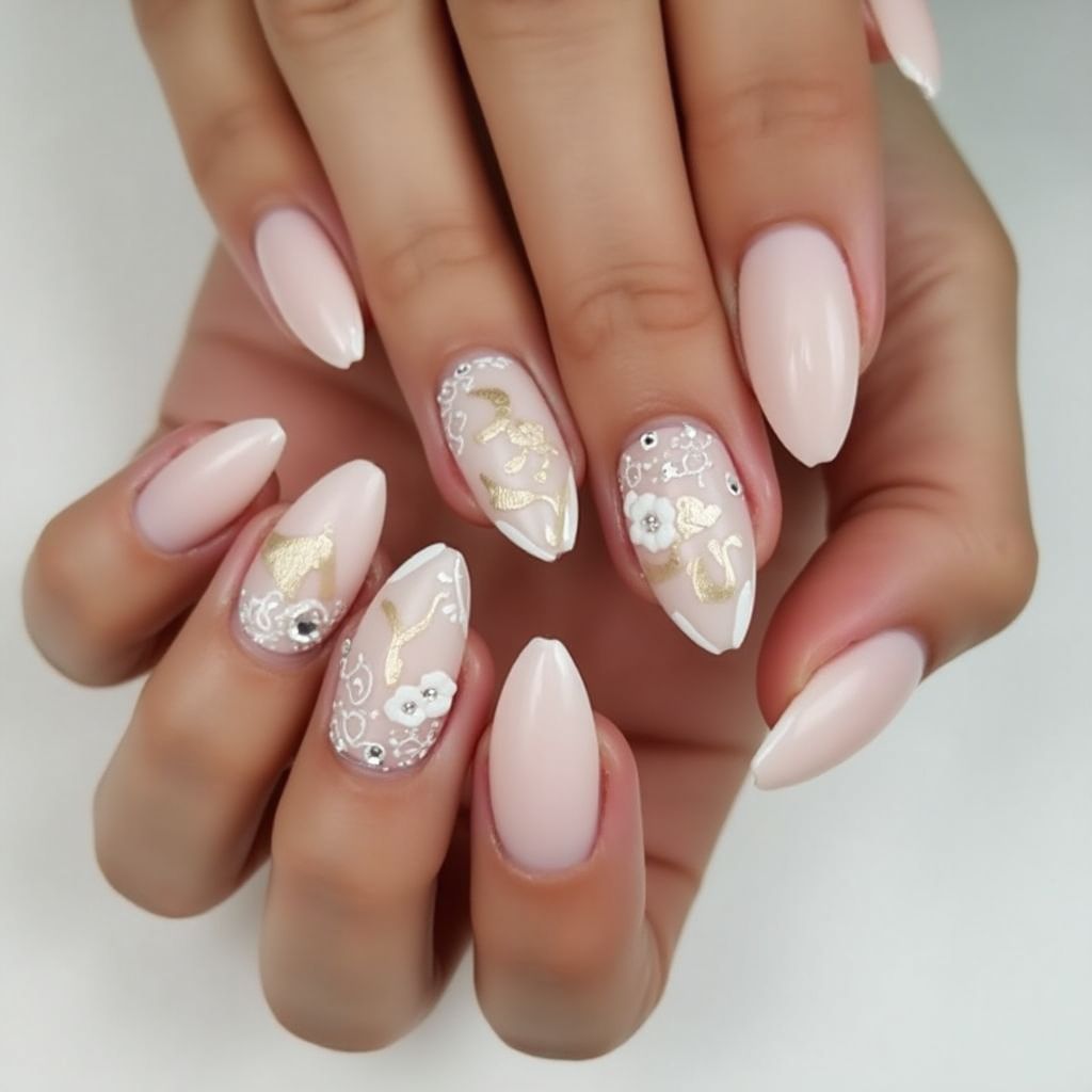 Classy short Nail Design