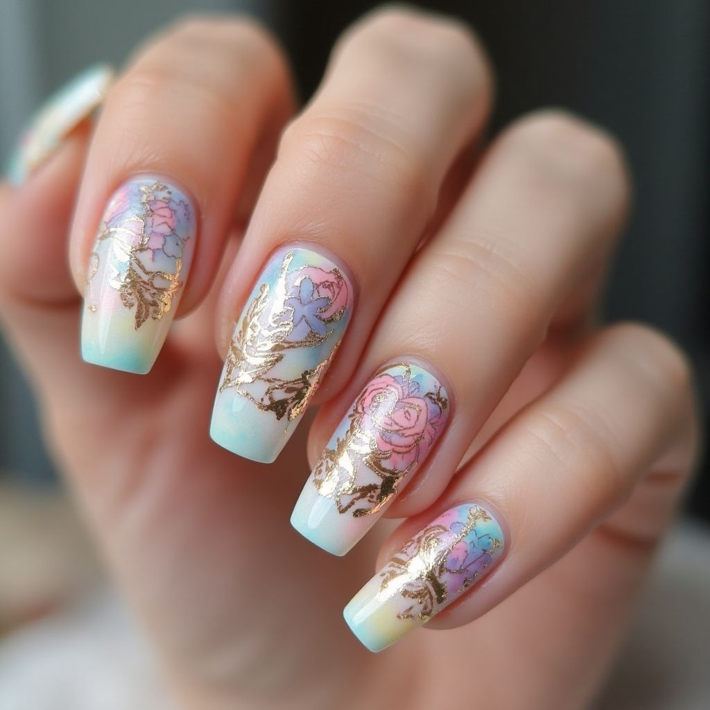 Single Finger Nail Design