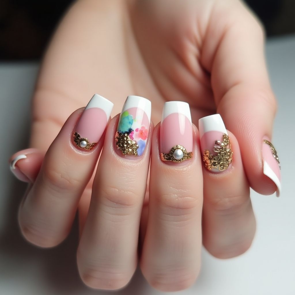 French Tip Nail Design