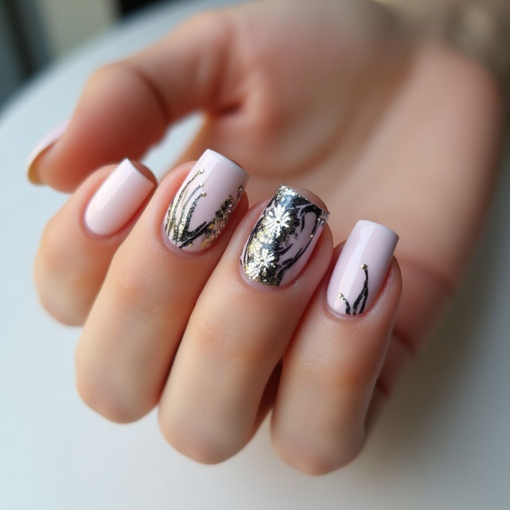 Single Finger Nail Design