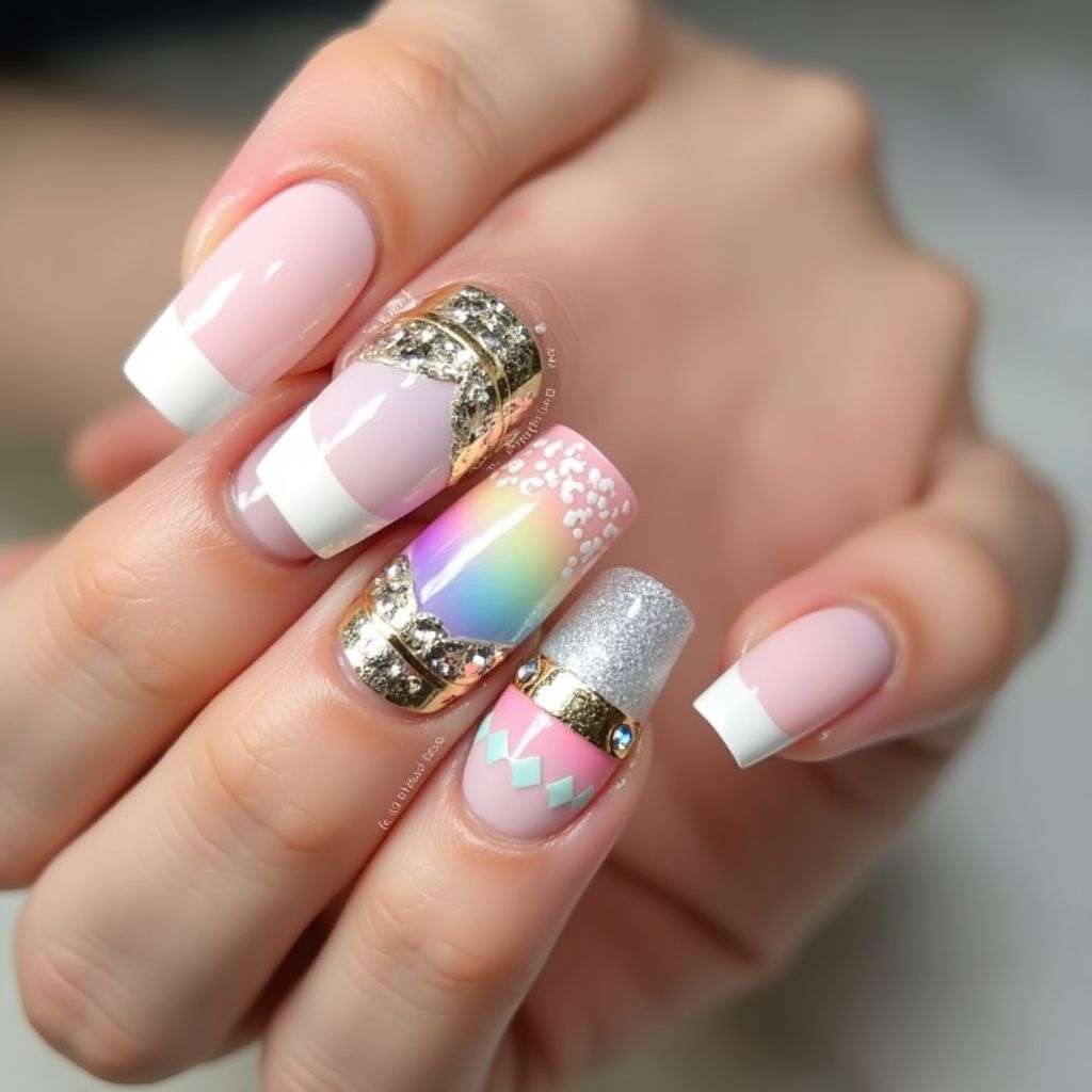 French Tip Nail Design