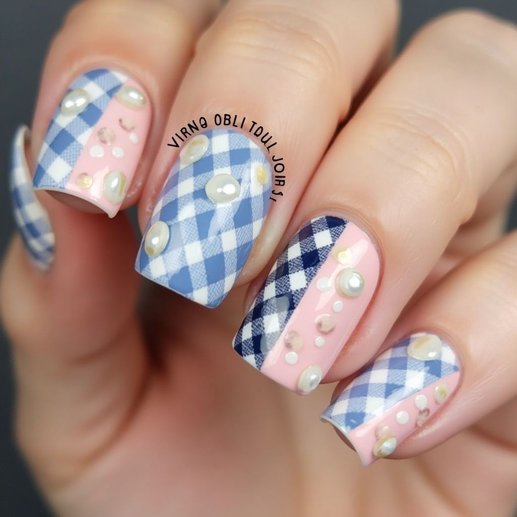 Preppy Nail Design