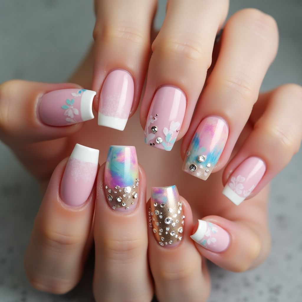 French Tip Nail Design