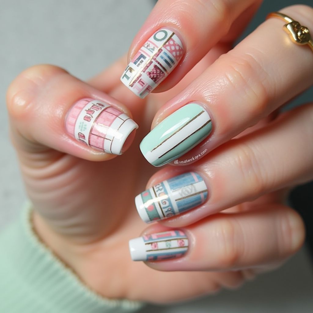 Preppy Nail Design