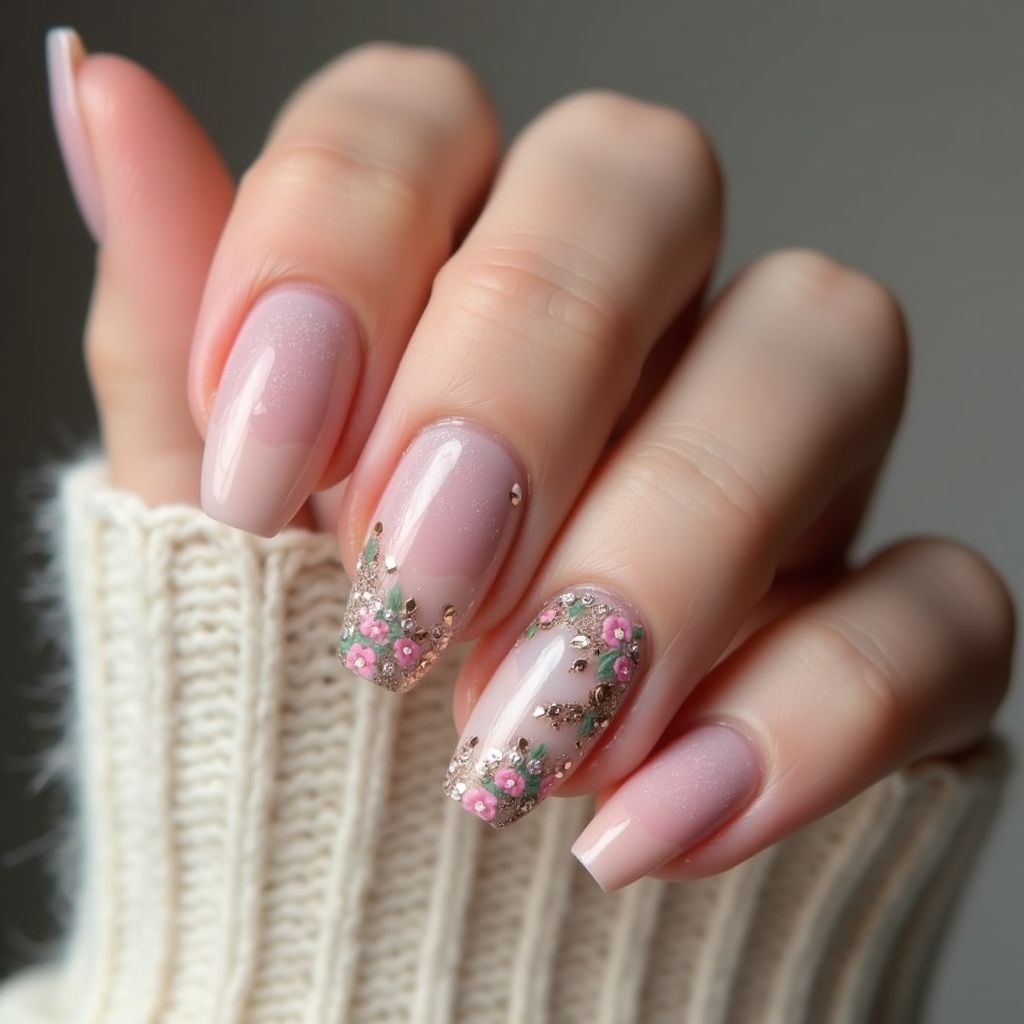 Single Finger Nail Design