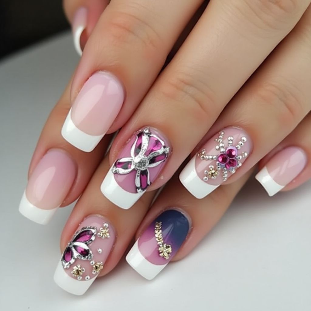 French Tip Nail Design