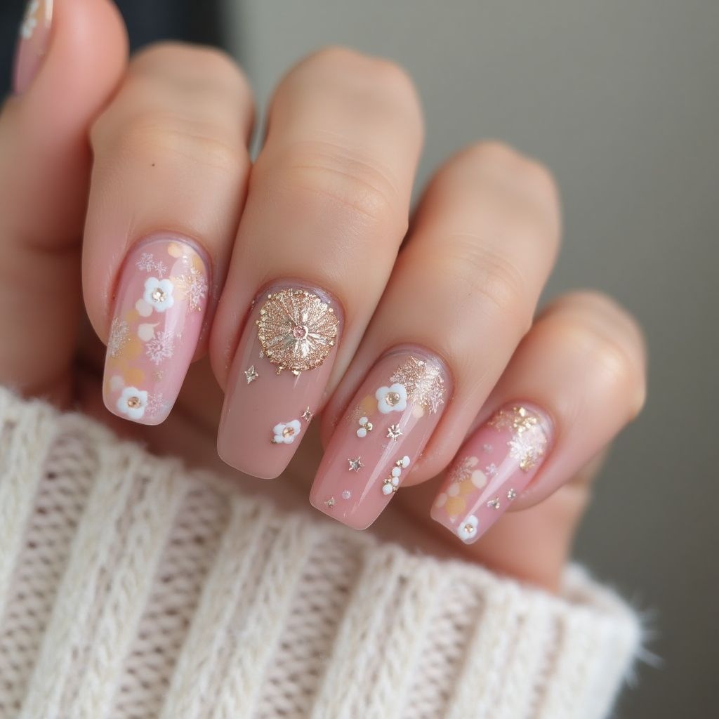 Single Finger Nail Design