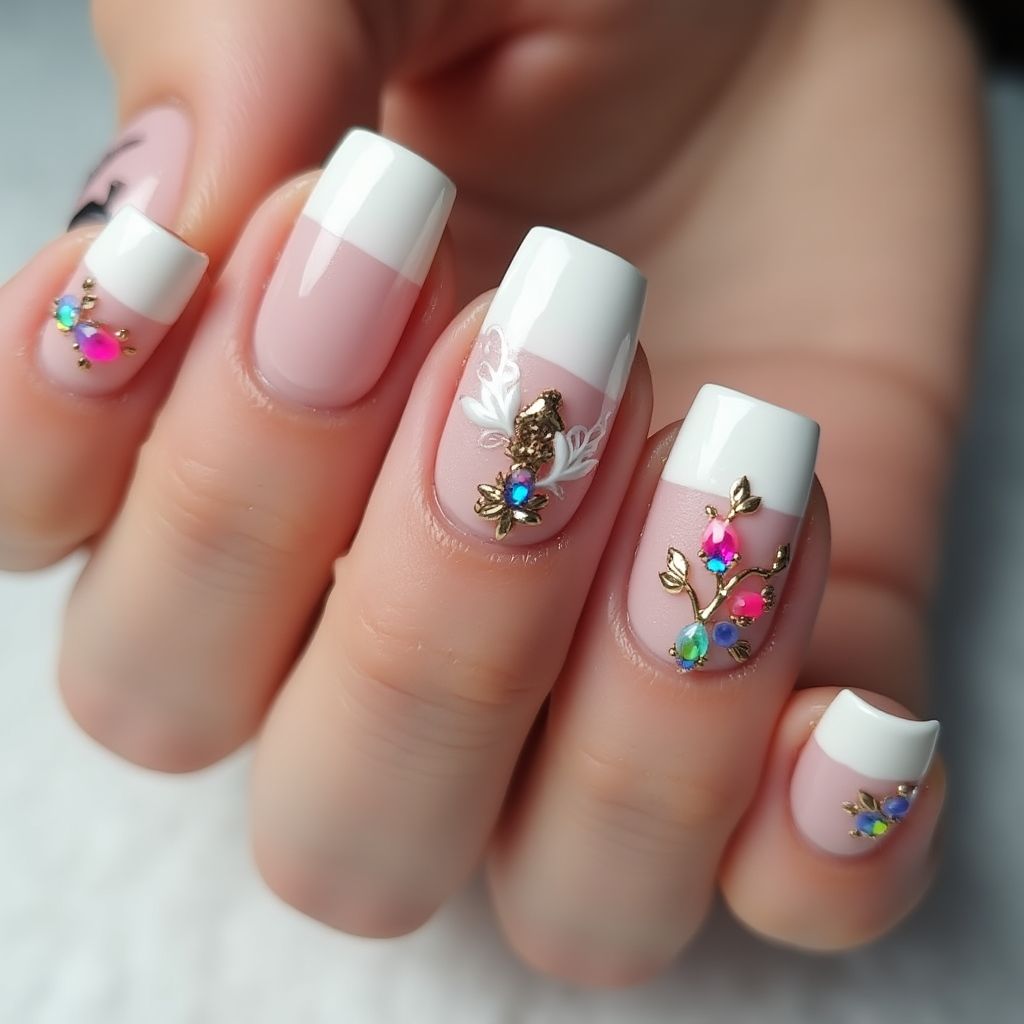 French Tip Nail Design