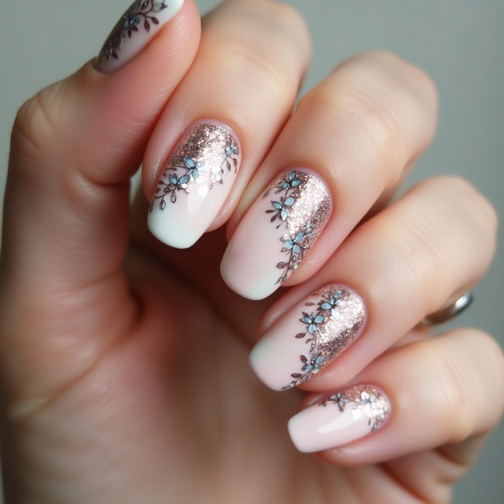 Single Finger Nail Design
