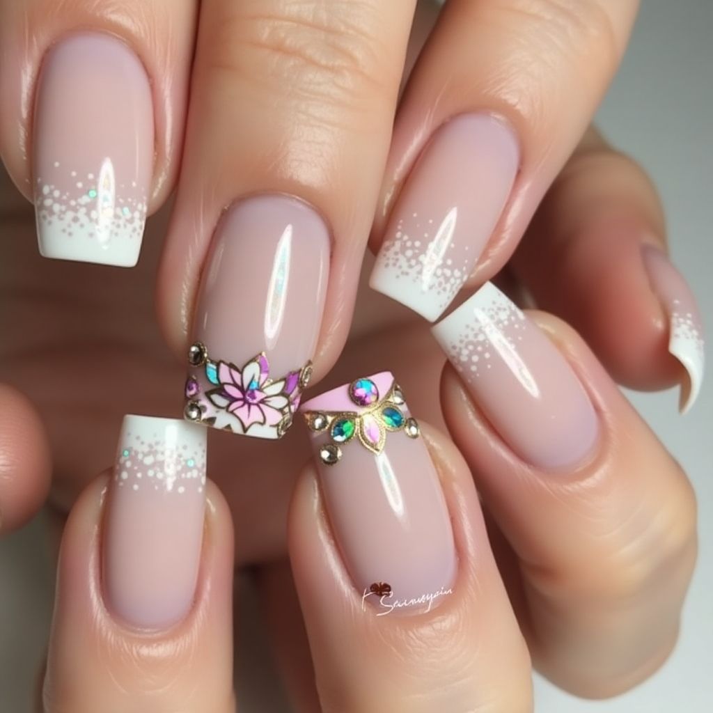 French Tip Nail Design