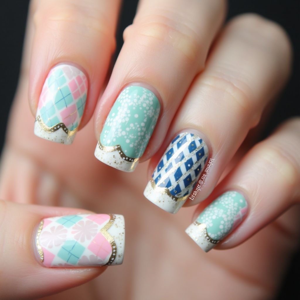 Preppy Nail Design