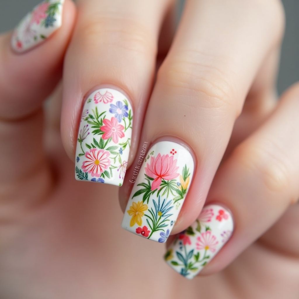 Flower Nail Design
