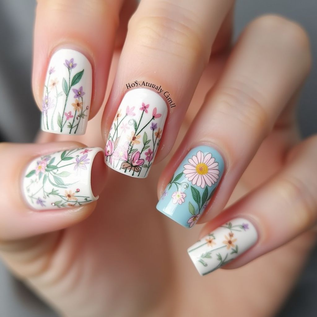 Flower Nail Design