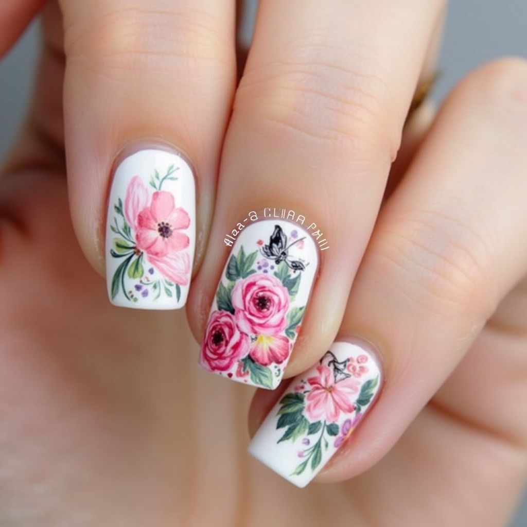 Flower Nail Design