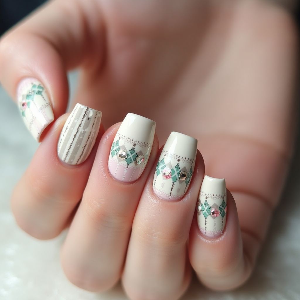 Sweater Nail Design