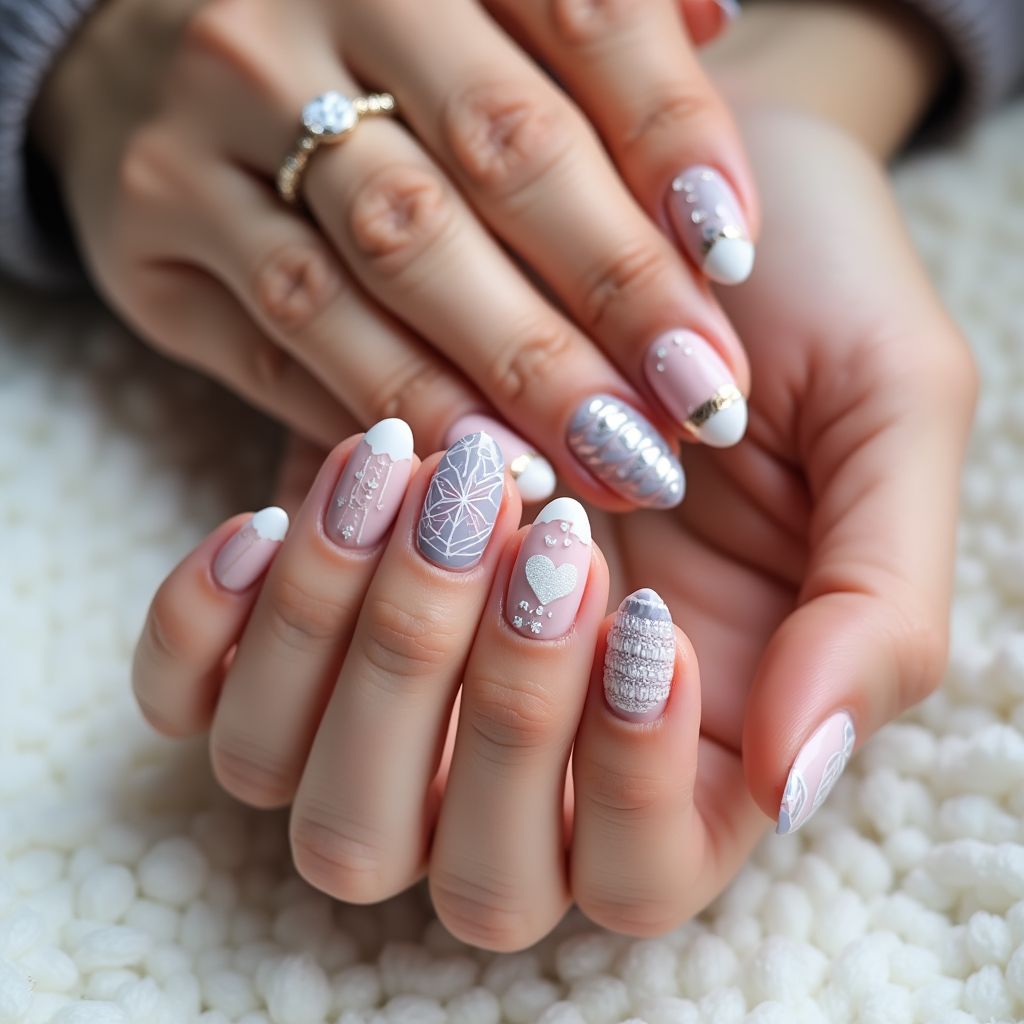 Sweater Nail Design