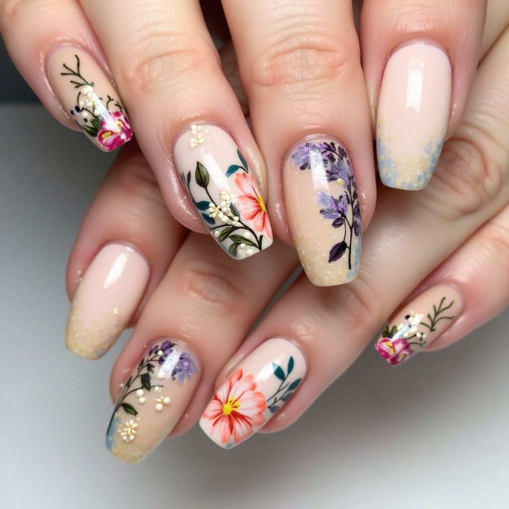 Flower Nail Design