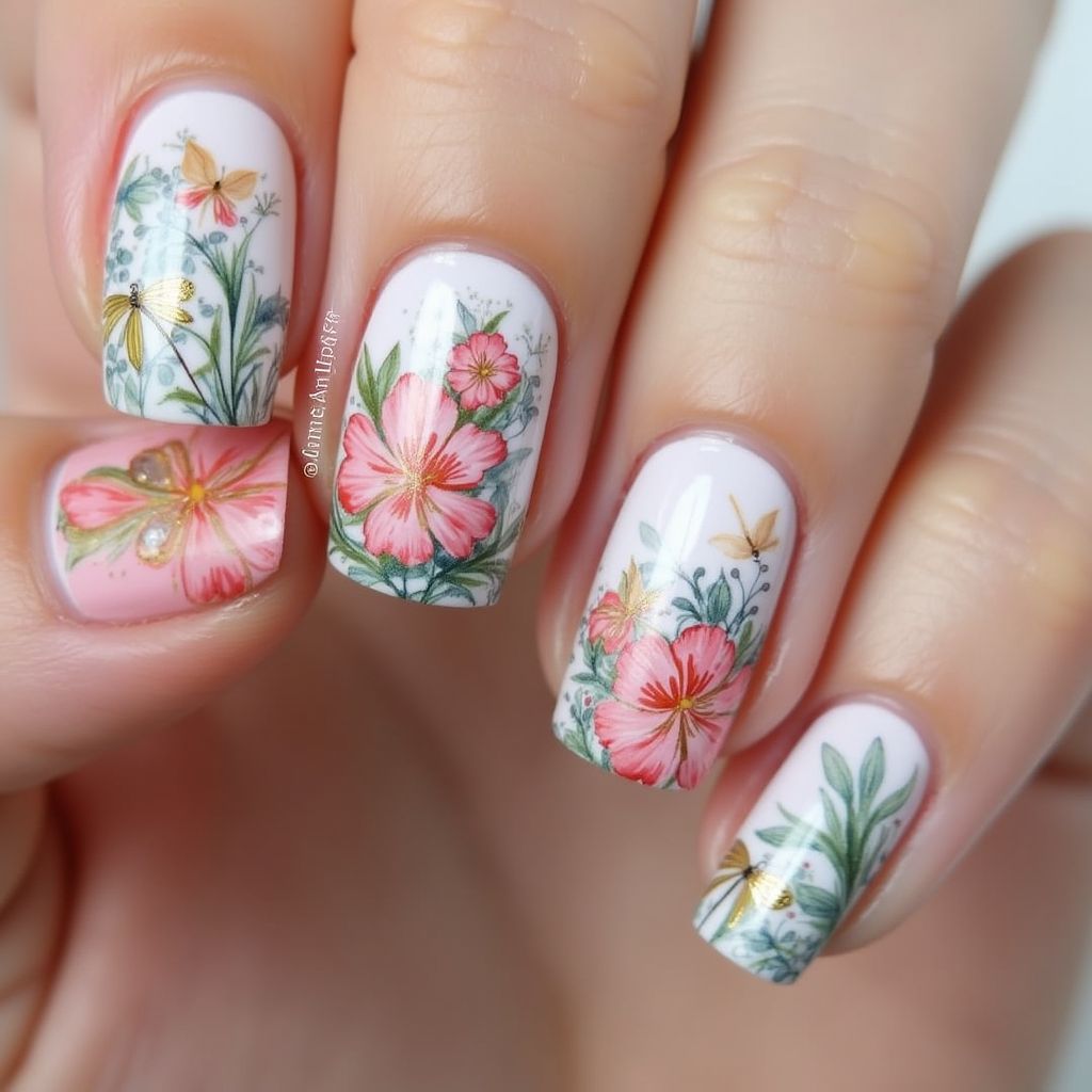 Flower Nail Design